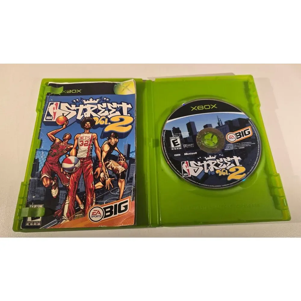 NBA Street Vol 2 Vol 3 Original Xbox Game Lot (2 games) BASKETBALL